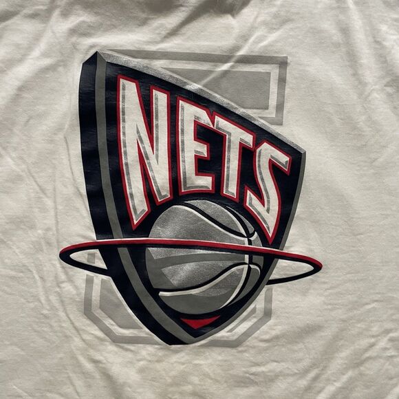 Vintage New Jersey Nets Jason Kidd T Shirt Mens 2XL UNK White NBA Basketball - Picture 4 of 15